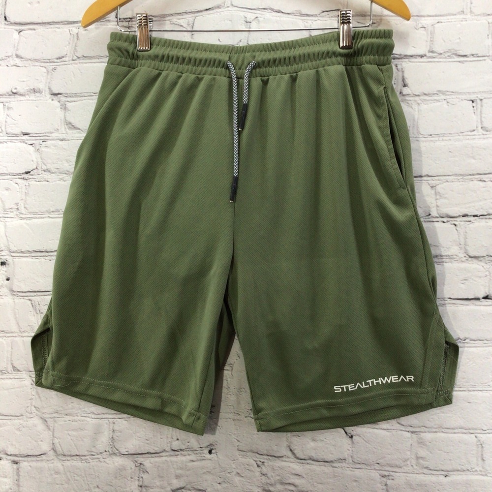 Stealthwear Athletic Shorts Mens Sz 32‎ Green Lined